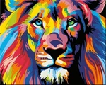 Zuty Painting by Numbers Lion Pintura por números