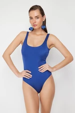 Trendyol Sax Decollete Regular Swimsuit