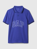 Tmavomodré chlapčenské polo tričko GAP s logom