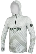 Delphin Tričko Hooded Sweatshirt UV ARMOR 50+ Olive 2XL