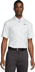 Nike Dri-Fit Tour Pine Print Mens Polo Summit White/Black S Camiseta polo