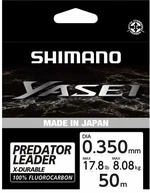 Shimano Fishing Yasei Predator Fluorocarbon Číra 0,35 mm 8,08 kg 50 m Vlasec