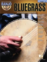 Hal Leonard Bluegrass Banjo Music Book Partitura para guitarras y bajos