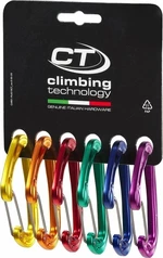 Climbing Technology Fly-Weight EVO Pack D Carabiner Mixed Colors Wire Straight Gate Mosquetón de escalada