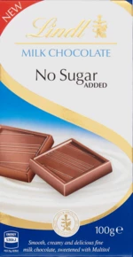 Lindt Mliečna čokoláda bez prídavku cukru 100 g