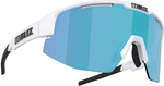 Bliz Matrix Small 52907-03 Matt White/Smoke w Blue Multi Okulary rowerowe