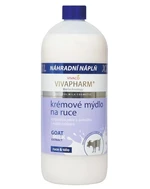 VivaPharm Mýdlo na ruce s kozím mlékem, náhradní náplň 1 l