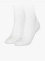 Sada dvou párů bílých dámských ponožek Calvin Klein Underwear - Dámské