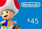 Nintendo eShop Prepaid Card $45 CA Key