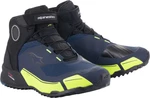 Alpinestars CR-X Drystar Riding Shoes Black/Dark Blue/Yellow Fluo 42 Stivali da moto