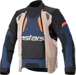 Alpinestars Halo Drystar Jacket Dark Blue/Dark Khaki/Flame Orange S Kurtka tekstylna