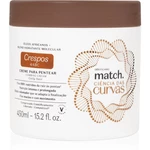 Match. Science of Curves hydratační krém pro vlnité a kudrnaté vlasy 450 ml