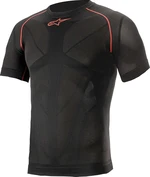 Alpinestars Ride Tech V2 Top Short Sleeve Summer Black Red XS/S Funkčné prádlo na motorku