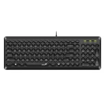Genius Slimstar Q200 31310020403, klávesnice CZ/SK, klasická, tichá typ drátová (USB), černá, ne