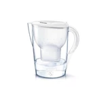 Filtrácia vody Brita Marella XL Memo biela filtračná kanvica • objem 3,5 l • objem prefiltrovanej vody 2,4 l • ergonomické držadlo • protišmykové dno 
