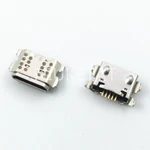 10pcs Micro USB 5Pin Jack Connector socket Data charging port tail plug For Samsung Galaxy A01 A015 A015F/DS Mini USB Jack