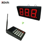 Hospital pager system Electronic patient number waiting call system K-999 transmitter with K-403 receiver