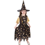 Rappa Detský kostým Zlatá čarodejnica 110 - 116 cm