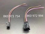 1pc 8K0 973 754 for Volkswagen Audi multicolor atmosphere lamp plug USB interface image 4 hole 8K0 972 994