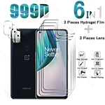 6in1 Full Cover Front Hydrogel Film for OnePlus Nord N10 5G Safety Screen Protector for OnePlus N 10 BE2029 6.49" Camera Lens HD