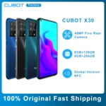 Cubot X30 Android 10 Smart Phone 6.4" Display 8GB 128GB /256GB 48MP Five Camera NFC Finger print 4200mAh Global 4G Smartphone