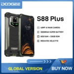 Global Version DOOGEE S88 Plus Rugged 6.3” FHD 48MP AI Triple Camera Helio P70 IP68 /IP69K 10000mAh Battery Phone