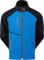 Footjoy HydroTour Mens Jacket Sapphire/Black/Orange 2XL Chaqueta impermeable