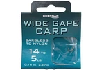 Drennan návazce Wide Gape Carp barbless vel. 16 / 4lb