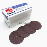 Dental Lab Technician Materials San-1 Polishing Silicon Discs For Metal Copings 38*0.6-0.7*1.8mm 100 pcs/box