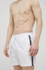 Plavkové šortky Calvin Klein bílá barva, KM0KM00741