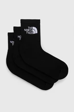 Ponožky The North Face 3-pak pánske, čierna farba, NF0A882GJK31