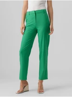 Green women's trousers VERO MODA Zelda - Women