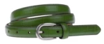 NovaKabelka.sk Cintura Cocco (2,4 cm) Farba opasku: zelená