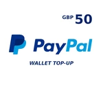 PayPal Wallet 50 GBP Top Up