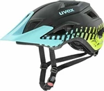 UVEX Access Black Aqua Lime Matt 52-57 Fahrradhelm