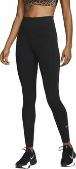 Nike Dri-Fit One Womens High-Rise Leggings Black/White XS Fitness pantaloni