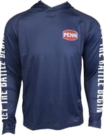 Penn Horgászpóló Pro Hooded Jersey Marine Blue XL