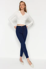 Trendyol Midnight Blue High Waist Jegging Jeans