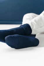 Steven 044-005 tmavě modré Pánské ponožky 44/46 tmavě modrá