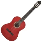 Valencia VC204 4/4 Transparent Wine Red Guitarra clásica