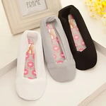 Socks For Women Kawaii Ice Silk Solid Color Simple Comfortable Breathable Non Slip Women's No-show Socks Ankle Socks Woman Y118