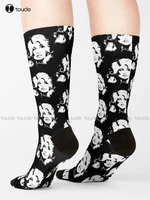 Dolly Parton Art And Dolly Parton Digital Art Socks Slouchy Socks For Women Personalized Custom 360° Digital Print Gift Retro