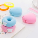 Eyelash Extension Candy Color Tape Cutter Design Of Love Heart Donut Shape Tape Holder Grafting Eyelash Plastic Tapes