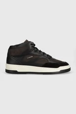 Kožené sneakers boty Copenhagen černá barva, CPH174M material mix