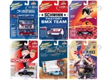 Pop Culture 2023 Set of 6 Cars Release 1 1/64 Diecast Model Cars by Johnny Lightning