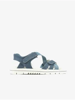 Blue girls' suede sandals Richter - Girls