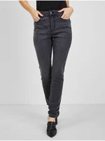 Orsay Tmavě šedé dámské skinny fit džíny - Dámské