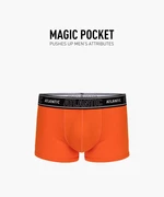 Pánské boxerky ATLANTIC Magic Pocket - oranžové