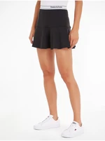 Černá dámská sukně Tommy Jeans Logo Taping Skir - Dámské
