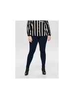 Dark Blue Push Up Skinny Fit Jeans ONLY CARMAKOMA Storm - Women